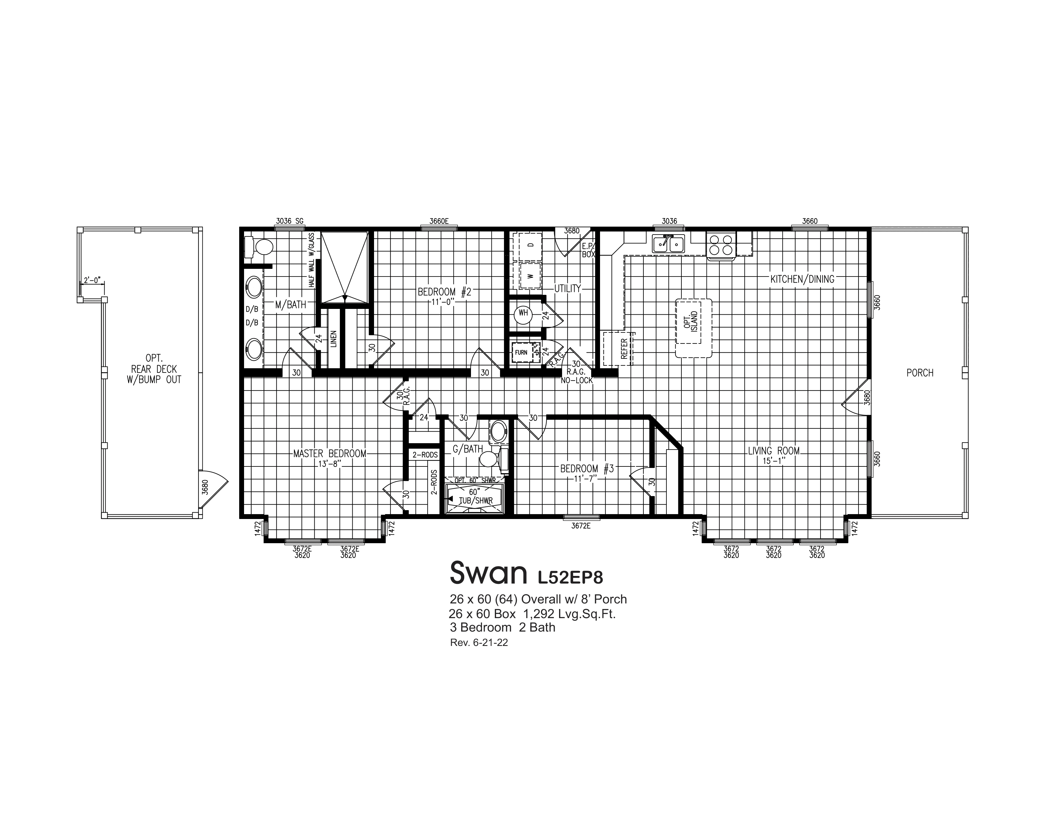 Swan L52EP8 Floorplan